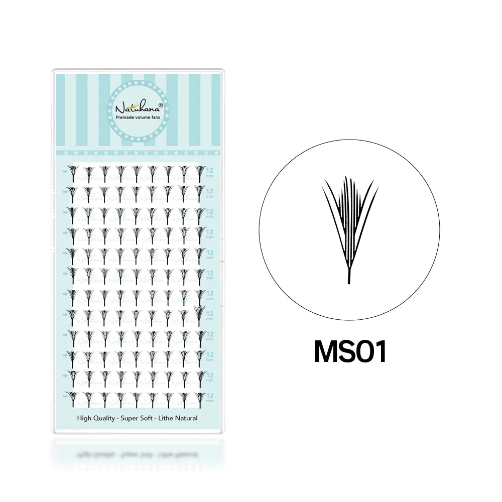 NATUHANA Comic Spire Eyelash C D Curl Anime Effect Lashes Soft Manga Qme MS01 C 0.07mm|10mm