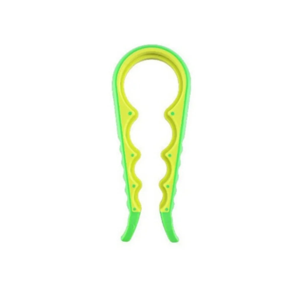 Can Opener Multi Functional Four In One Beverage Tin Opener Cap Twister Four Position Labor-Saving Opener Anti Slip Cap Twister Qme Green
