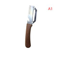 Kitchen Peeler Stainless Steel Vegetable Plastic Handle Peeling Qme A1