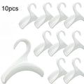 10pcs Wardrobe With Handbag Hooks, Used For Hanging And Storing Bags, Protecting The Shape And Storage Space Of The Bags Qme White-10pcs