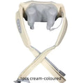 Shoulders and Neck Massager with Hot Compress Function Relaxes Back Shoulder Muscle Pain Relief Portable Bionic Qme 1pcs cream-coloured