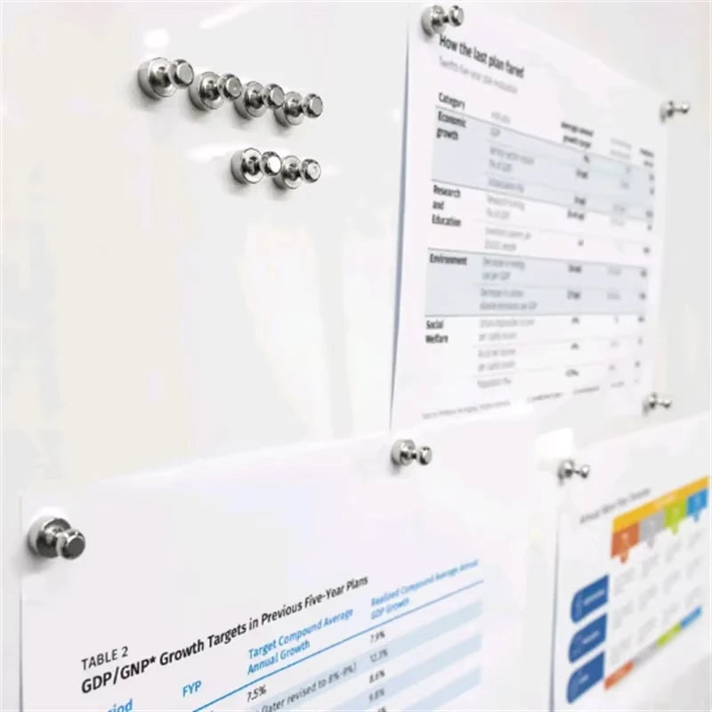 10PCS magnetic nails office painting and calligraphy refrigerator strong magnetic nails teaching whiteboard magnetic nails 12x16 Qme