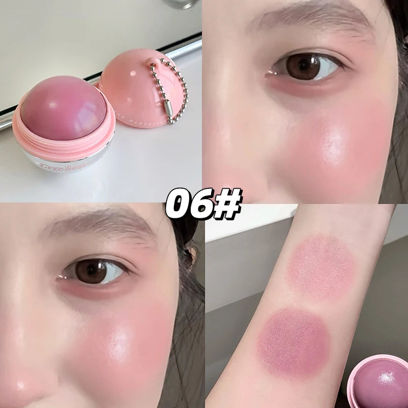 Gege Bear Juice Blush Ball Water Light Blusher Brightening Face Easy Qme GX1513-6