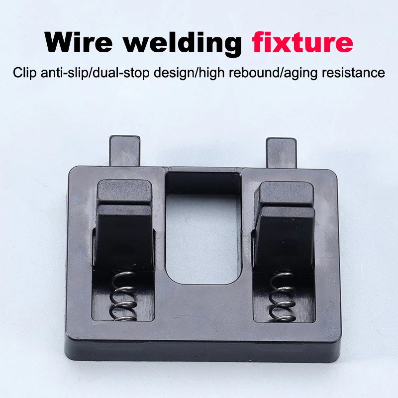 Electric Wire Soldering Fixture Strong Hold Anti-slip Dual Clamps Qme