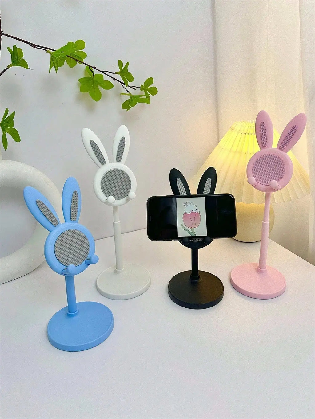 Cartoon Rabbit Desktop Phone Stand Multi-functional IPad Adjustable Qme
