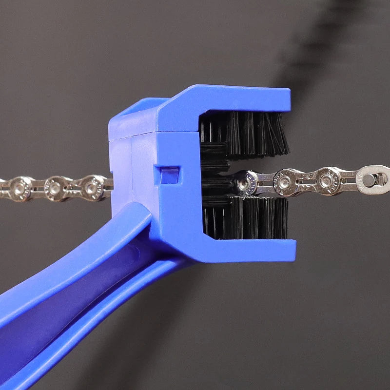 Enhanced Version Bicycle Moto Chain Brush Plastic Cleaner Clean Qme