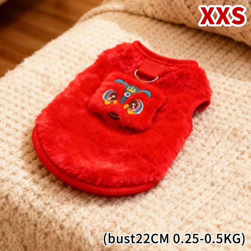 Anti-shedding Pet Sweater Coat Cats Dogs Comfortable Vests Small
