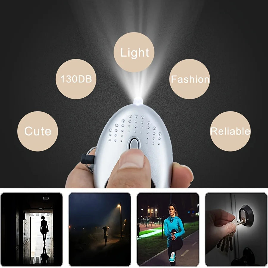 Safety Keychain for Women Full Set Self Defense Security Portable Key Chain Personal Alarm Emergency Tools Qme