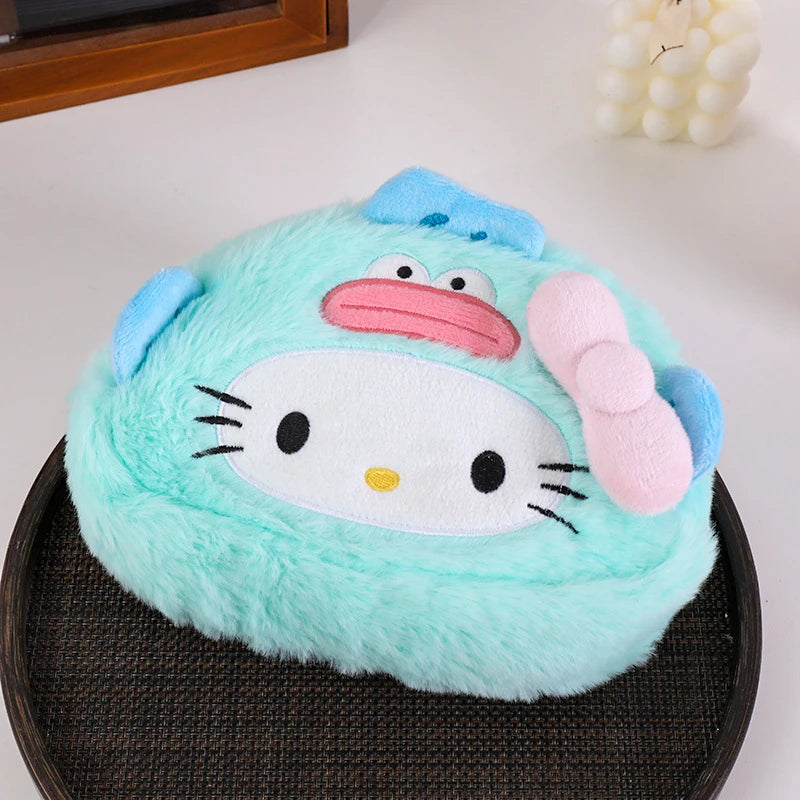 Sanrio KT Cat Plush Pencil Case High-value Cross Dressing Beaver Qme blue