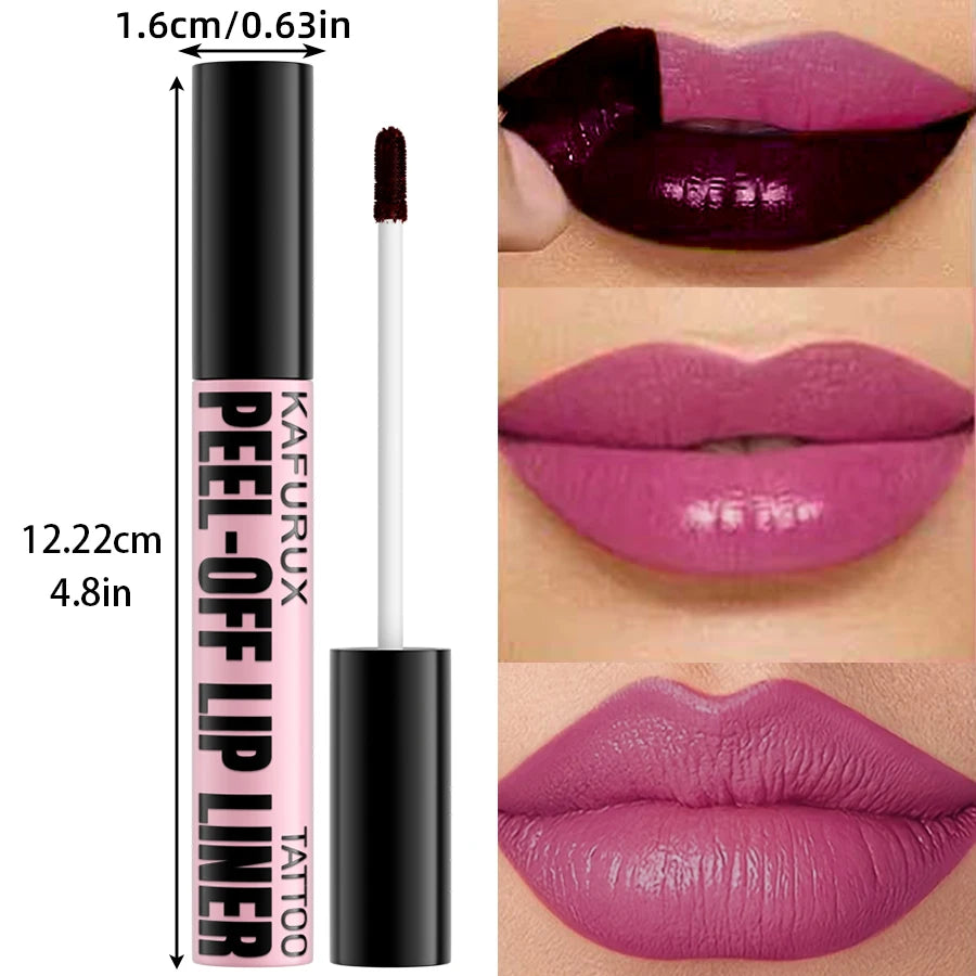 7 Colors Peel Off Lip Stain Reveal Long Lasting Waterproof Pink Tint Qme