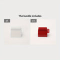 Rolling Toothpaste Squeezer - An Easy And Hygienic Way To Dispense Toothpaste! Qme white Red
