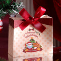 Pack of 10 Festive Christmas Mini Gift Bags with Ribbons - Colorful Design Featuring Christmas Tree, Santa and Merry Christmas W Qme Light Yellow Other Other