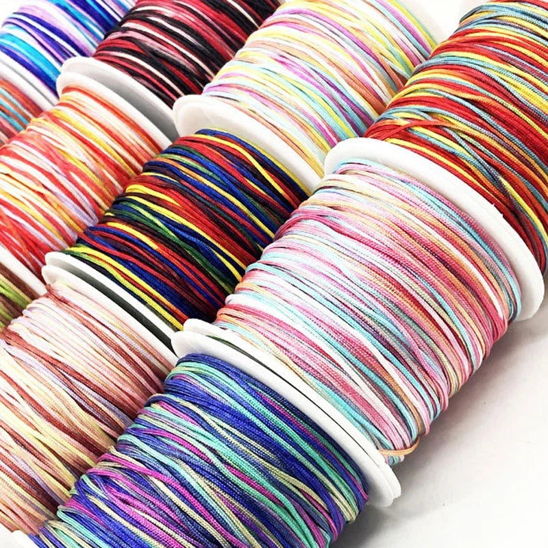 NEW DIY Hand-made Rope Braided Thread Bracelet Rope Tassel Wire Jewelry Line -Beading Cords & Threads Qme