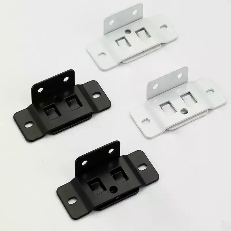 4Pcs Home Renovation DIY Tool Accessories Fixed Fastener 2-In-1 Insert Furniture Laminate L-Shaped 90 Degree Connector Qme