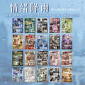 TIANZI Kawaii Die Cut Sticker Book 20/30 Sheets Store Series for DIY Diary Handmade Scrapbooking Basic Decoration Supplies Qme C