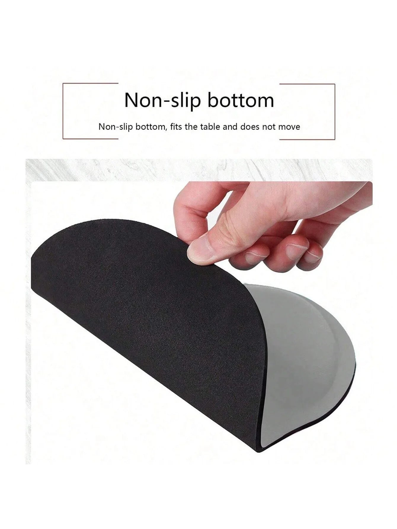 Eva Wrist Rest Mouse Pad Laptop Soft Comfortable Support Solid Qme