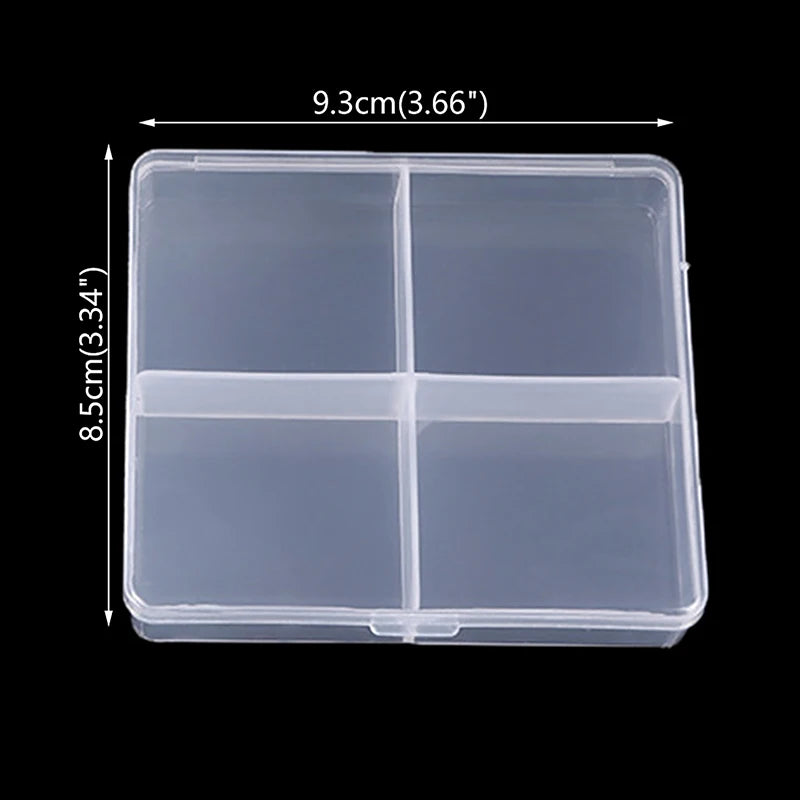 Jewelry Beads Container Box Tools Accessories Square Plastic Qme L