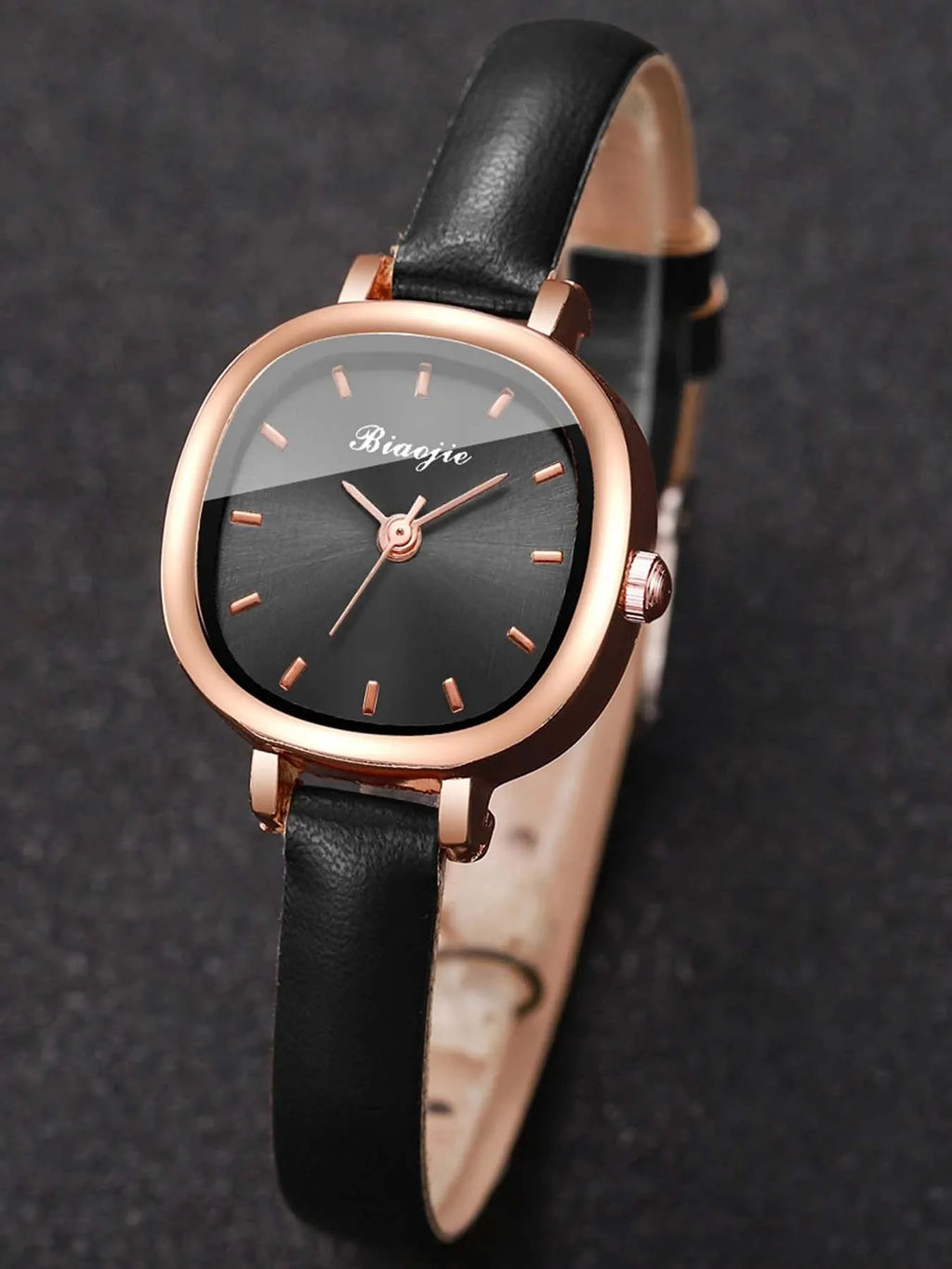 6-piece female student ins style design exquisite retro art simple temperament high beauty watch set Qme
