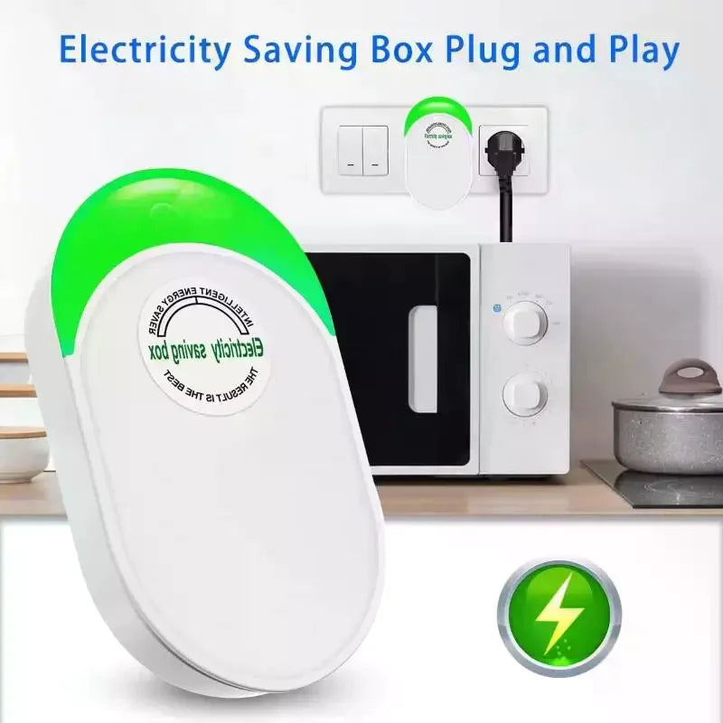 Intelligent Electricity Saving Box With Upgraded Capacitor Stable Voltage For Home Office Daily Use Qme