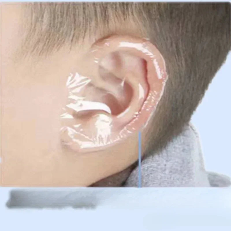 Baby Swimming, Salon Hairdressing Dye, Shower Protection Tool - 20pcs Plastic Waterproof Ear Protector Caps Qme