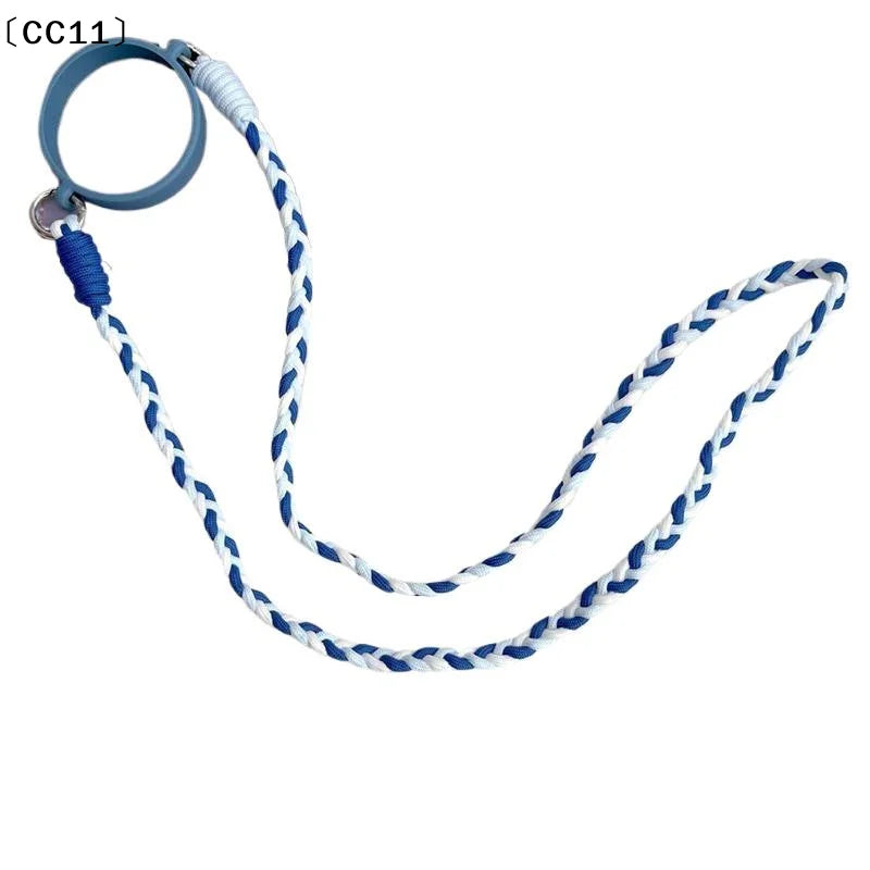 Braided Crossbody Strap Insulated Cups Water Bottle Shoulder Cup Qme