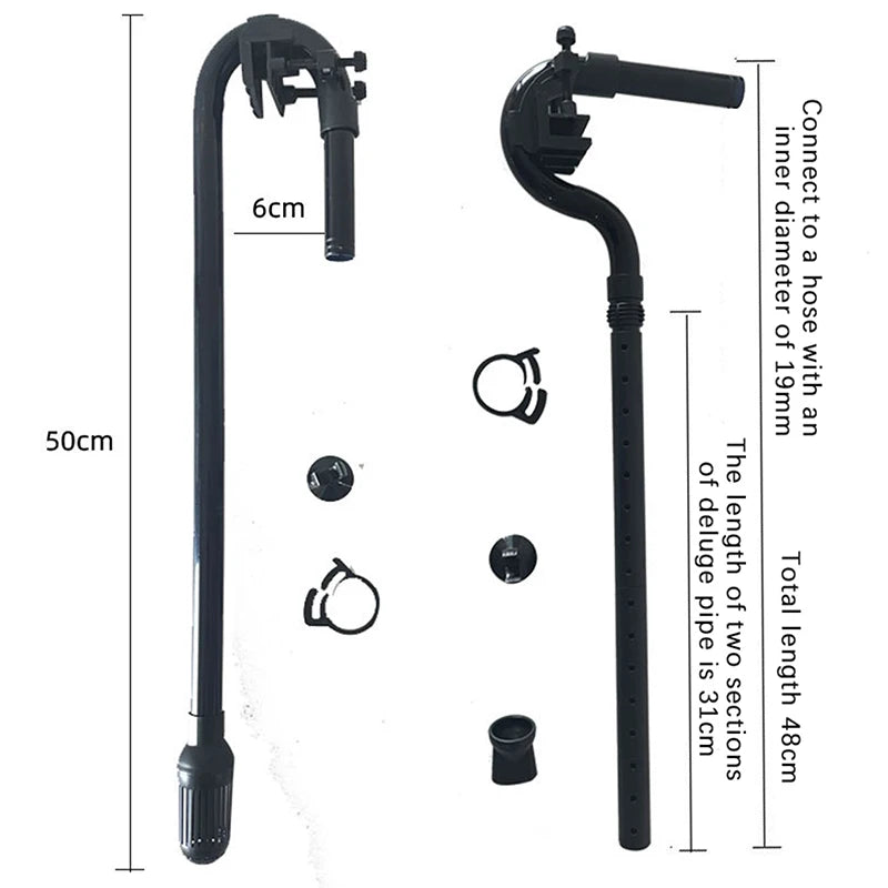 Fish Tank External Canister Filter Accessories Aquarium Rain Spray Qme 404B water inlet