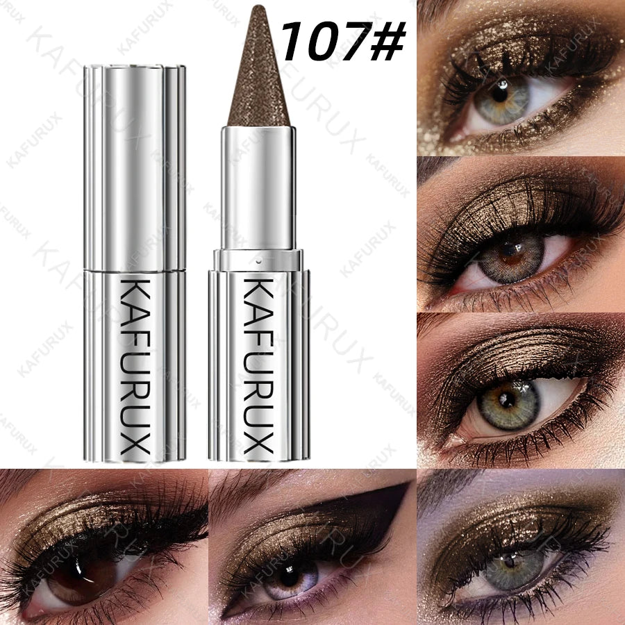 Metallic Waterproof Eyeshadow Sticks Glitter Green Liner Pen Qme 107