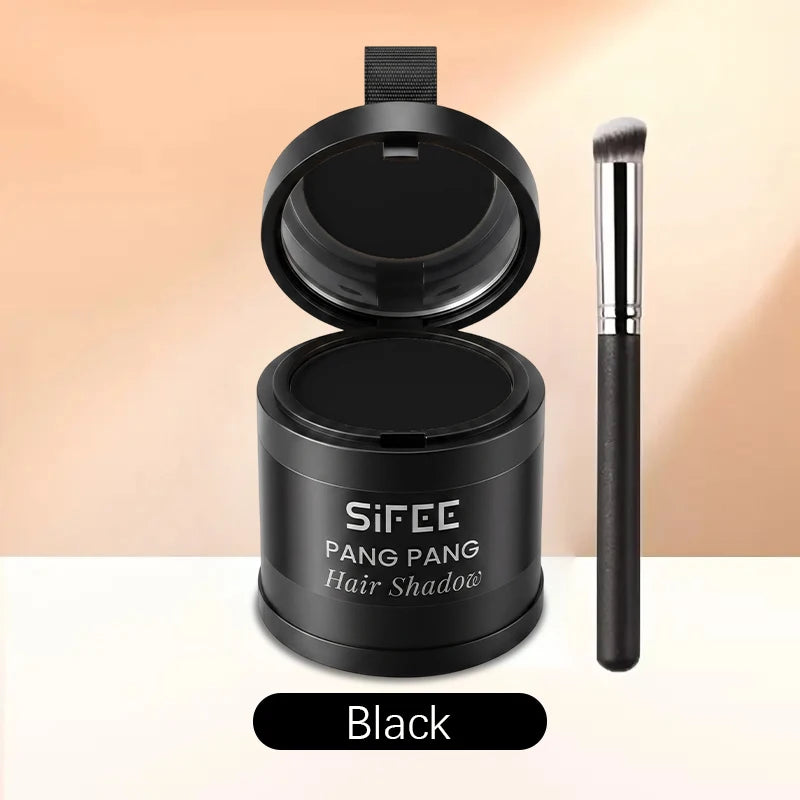 Instant Hairline Concealer Powder Applicator Brush Waterproof Hair Qme Black