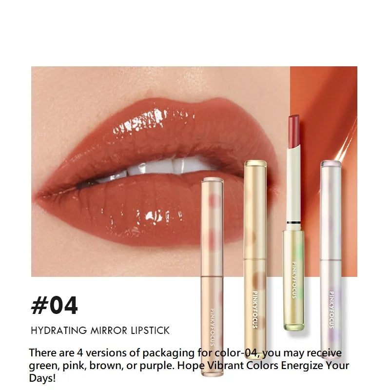 8 Colors Moisturizing Watery Lipstick Hydrating Formula Dry Season Qme 04