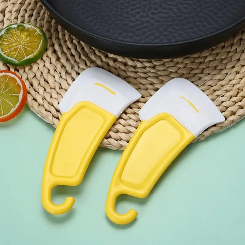 Silicone Pan Scraper -Effective Cleaning Tool For Pans Fry Pans Dishes And Pots Essential Kitchen Cleaning Supply Scraper Qme