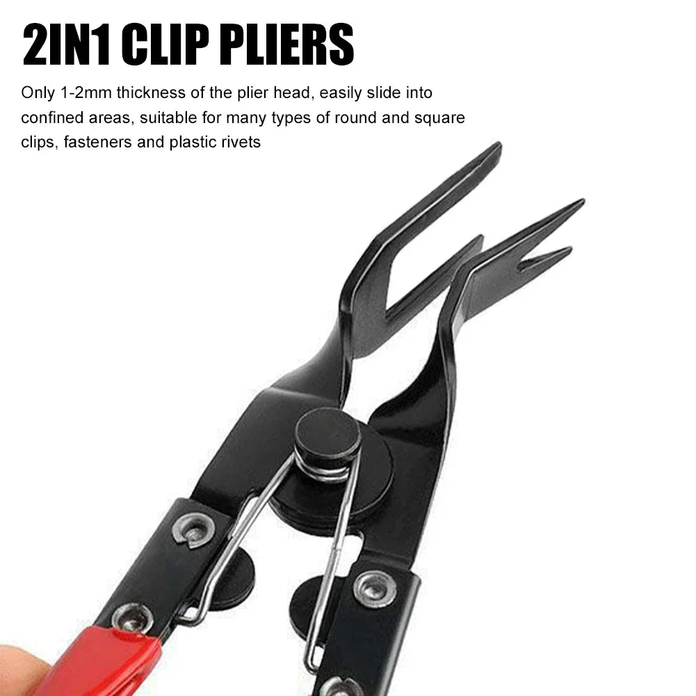 1PCS Car Clip Pliers Tool Panel Clip Pliers Set Fastener Remover Auto Retainer Clip Trim Rivet Removal Tool Auto Door Car Uph Qme