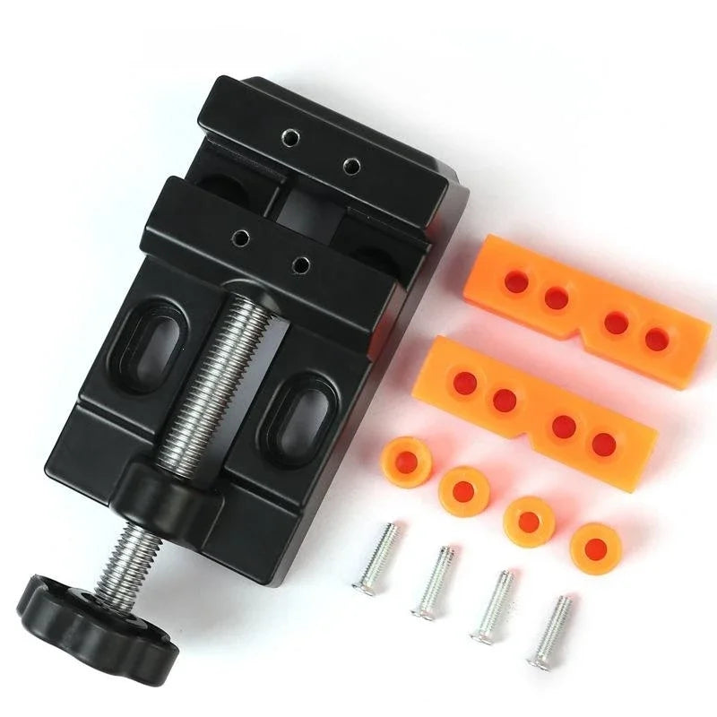 DIY Sculpture Craft Carving Tool Universal Jaw Bench Clamp Mini Drill Qme
