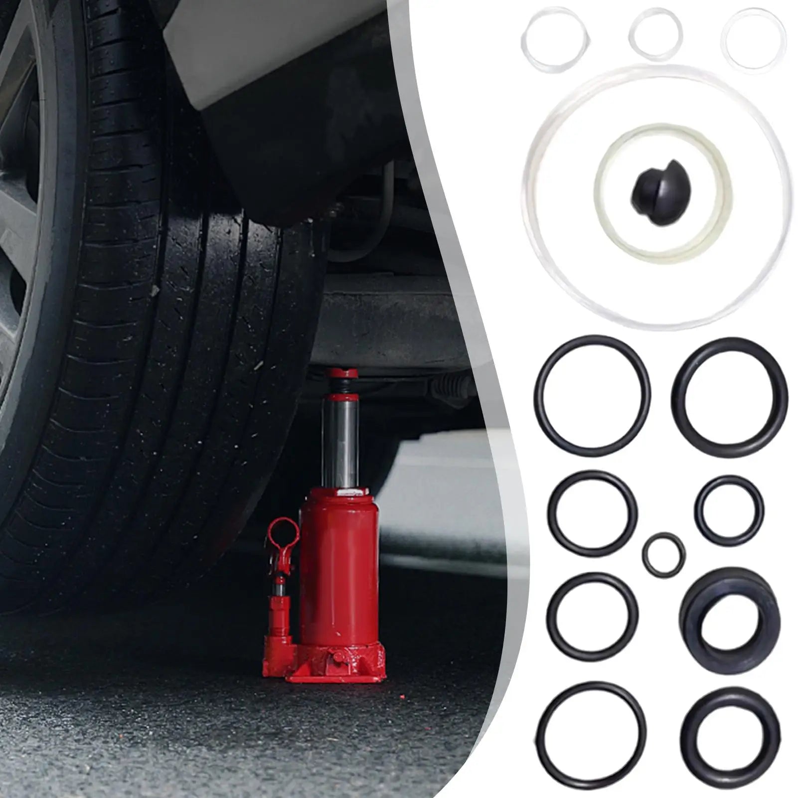 Floor Jack Seal Kit O Ring Horizontal Jack Accessories Complete Set Professional Car Repair Tool Small Gadgets Qme