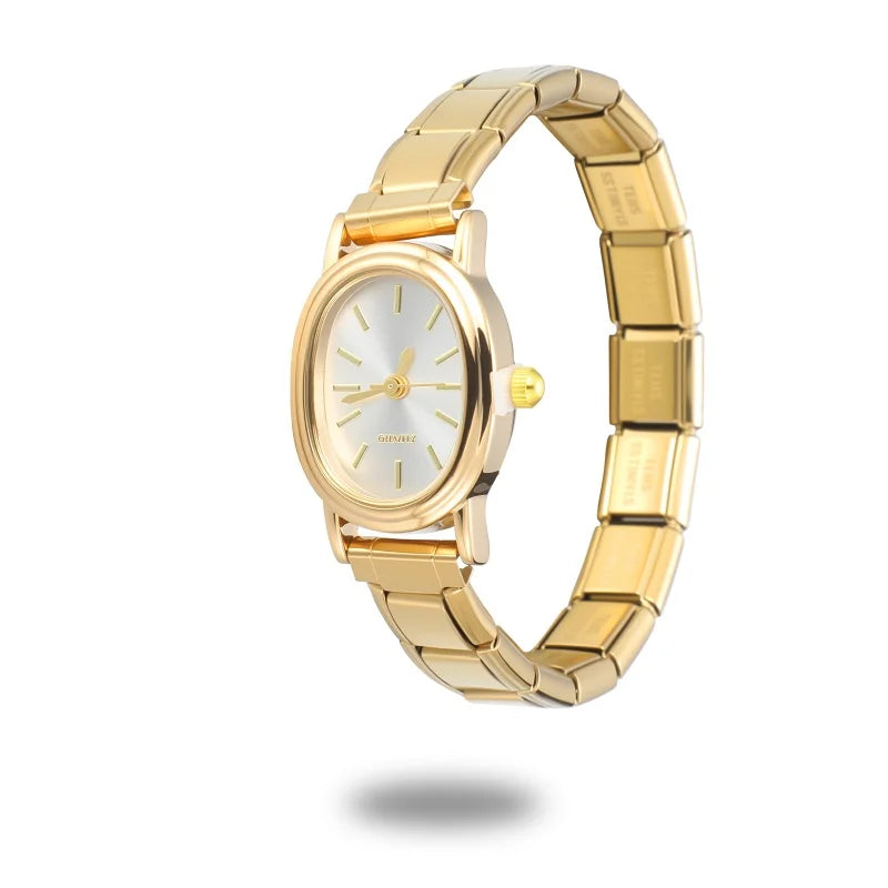 Dropship Wholesale Oval Square Stainless Steel Watch Hand Bracelet