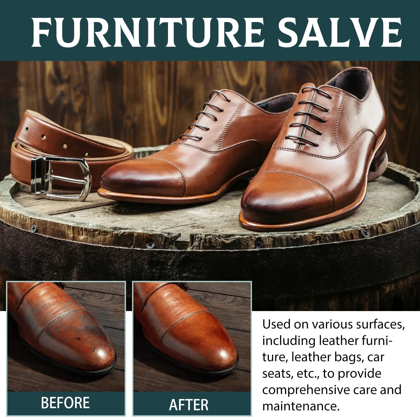 Leather Repair Cream Sofa Car Seat Leather Shoe Polishing Dirt Removal Holes Scratch Cracks Refurbishing Leather Restoring Paste Qme