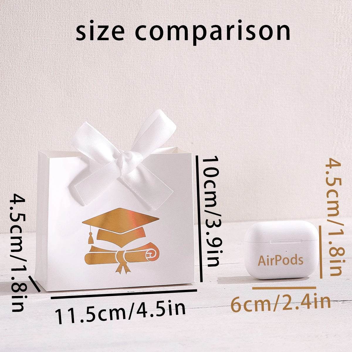 5 Pieces Doctoral Cap Design Candy Favor Boxes | Graduation Party Decorations and Favors Celebrate the Joy of Graduation Season! Qme