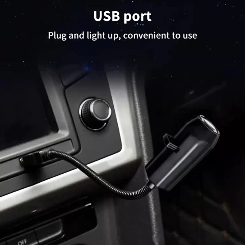 USB Ceiling Moon Earth Projection Night Light Starry Sky Galaxy Qme