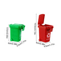 Toy Garbage Cans Lid Wheels Truck Toys Storage Portable Waste Holder Qme 3 colors China Mainland