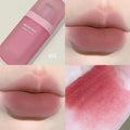 Red Brown Matte Velvet Lip Gloss Waterproof Liquid Lipstick Non-stick Cup Lips Tint Mud Makeup Rose Peach Lip Glaze Cosmetics Qme A01