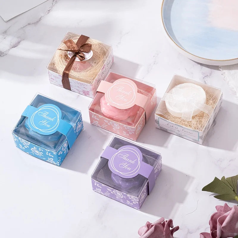 Handmade Love Heart shaped Design Bath Soap Wedding Party Love Gift Soapy Favor Valentine Gift Hand Soap Qme