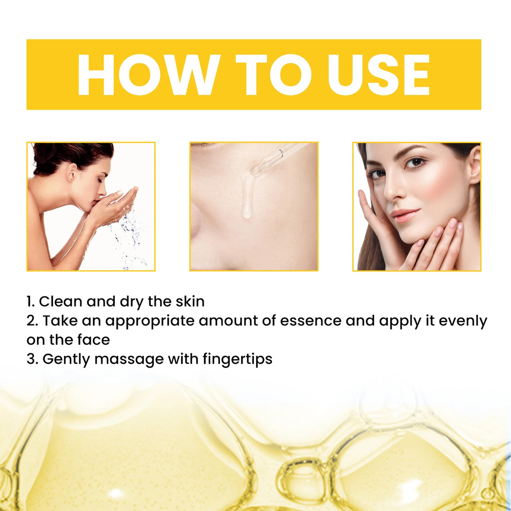 Retinol Anti-Wrinkle Serum Anti Aging Face Lifting Firming Fade Fine Lines Moisturizing Skin Care Hyaluronic Acid Facial Serum Qme