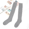 Winter Men's Knee Long Socks Harajuku Wool Keep Warm Longer Stocking Compression Terry Cycling Socks Cotton Thicken Sokken Gift Qme Light Grey EU38-45