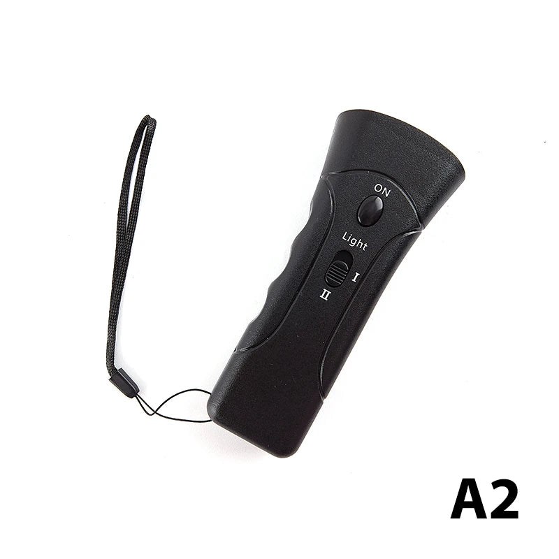 1PC Pet Dog Repeller Anti Barking Stop Bark Training Device Trainer LED Ultrasonic Anti Barking Ultrasonic Without Battery. Qme A2