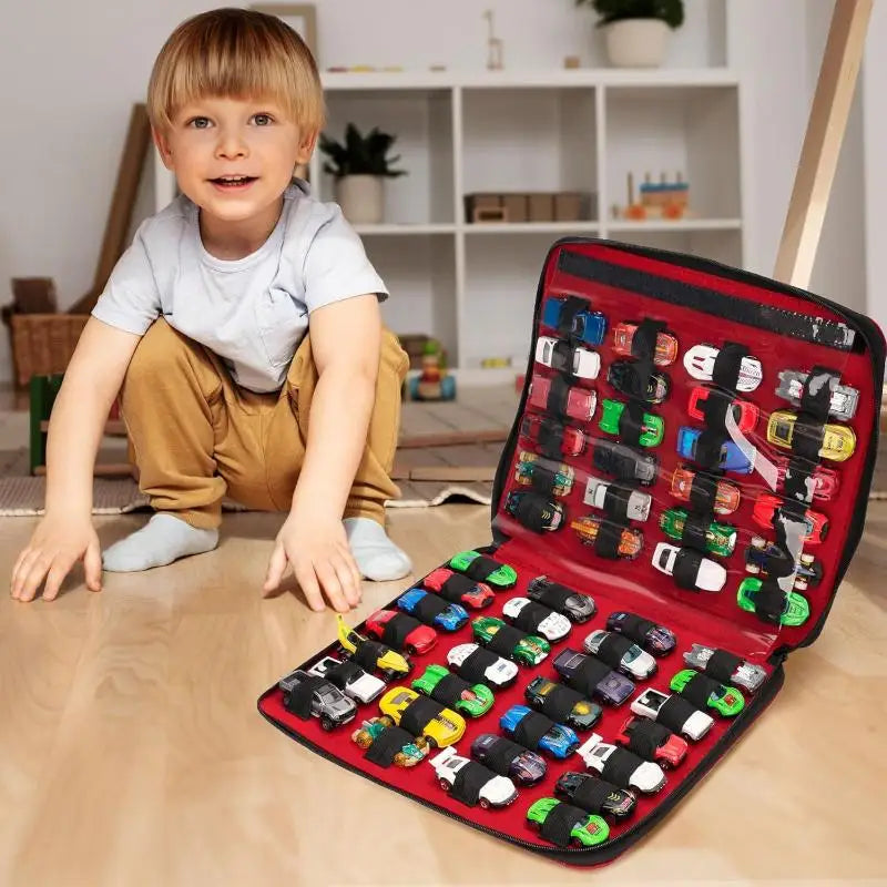 Portable Toy Car Storage Bag, Children's Toy Car Storage Bag, Portable Carrying Container Holder Qme
