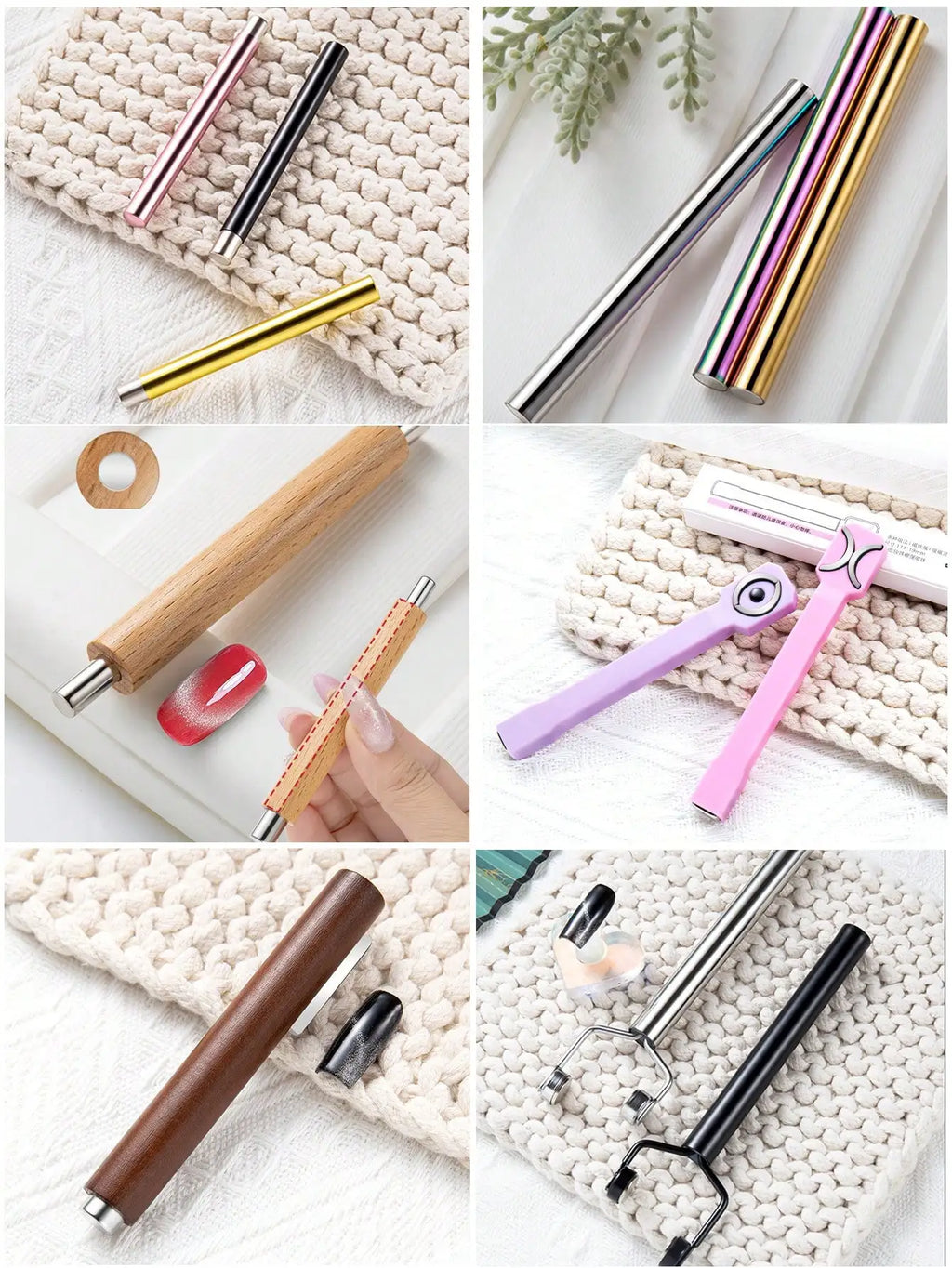 Five One Nail Art Magnet Cat Eye Oil Glue Multifunctional Cross Qme