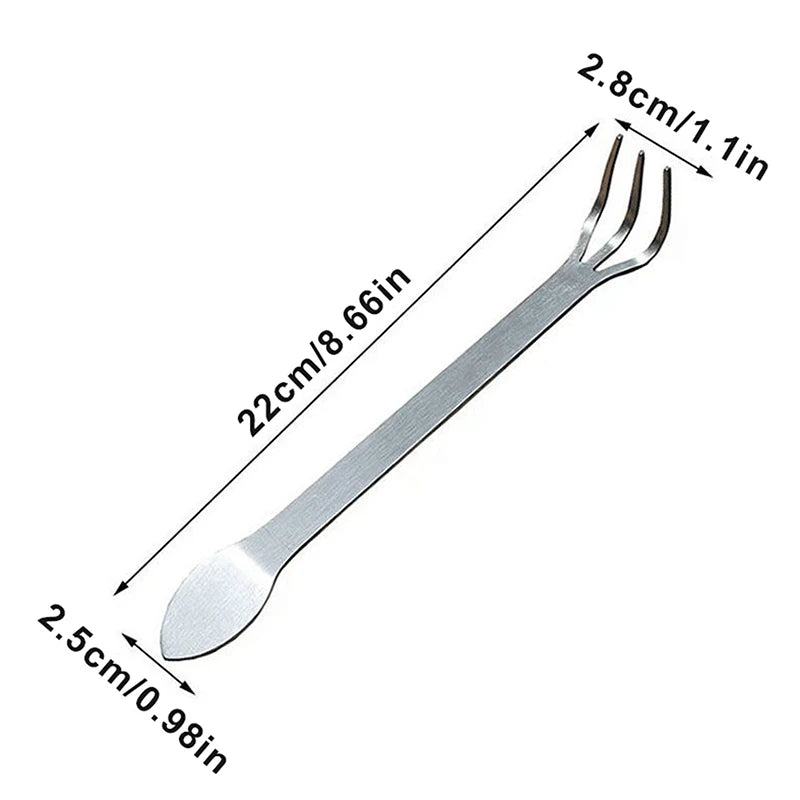 Handheld Rustproof Rake Home Gardening Tool Stainless Steel Root Qme Default Title