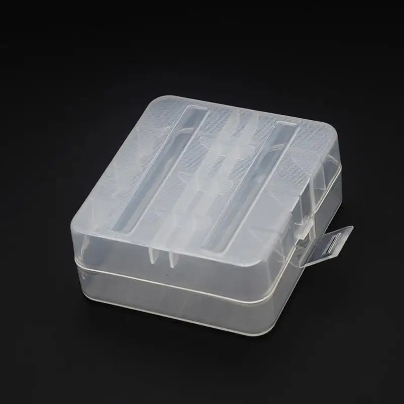 26650 Battery Storage Box 2X Slot Plastic Durable Case Holder Safe Qme