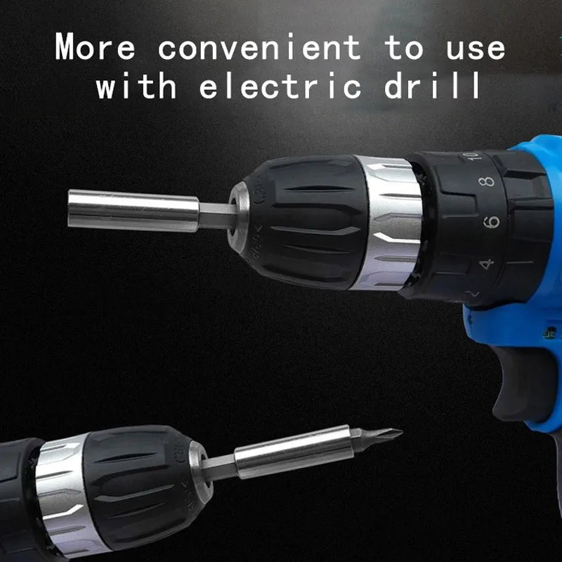 33 Pcs Magnetic Extension Bit Holder Screwdriver Bits Set Quick Release Bit Holder For Electric Screwdriver Bit Accessories 4.8 Qme