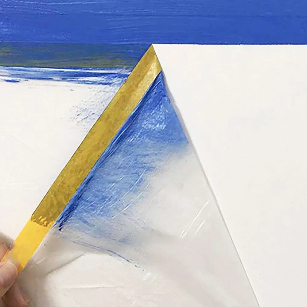 Tape and Drape, Pre-Taped Masking Film, Paint Adhesive Protective Film Roll for Covering Skirting, Frames, Cars and Auto Body Qme