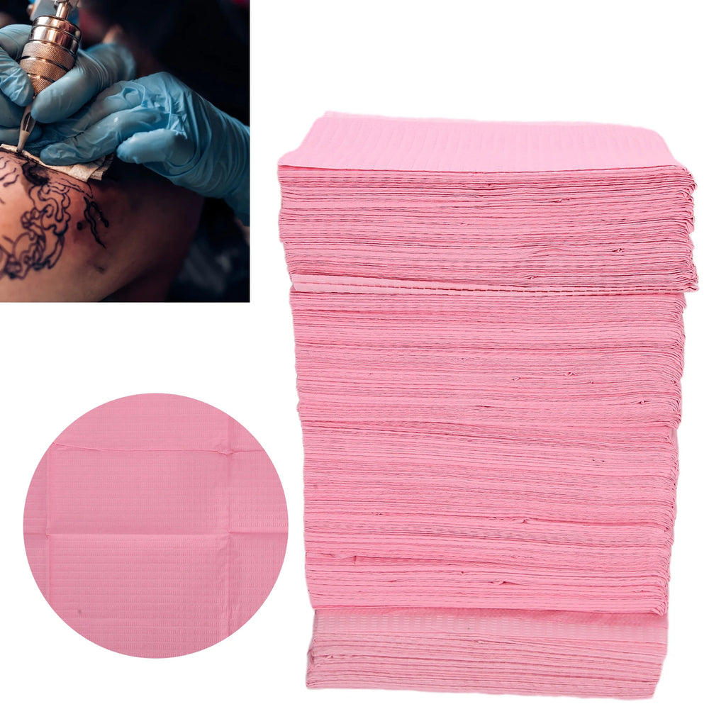 125pcs / bag Tattoo Piercing Table Mat Waterproof Disposable Tattoo Table Mat Bib Accessory Dental Bib Tattoo Piercing Table Mat Qme